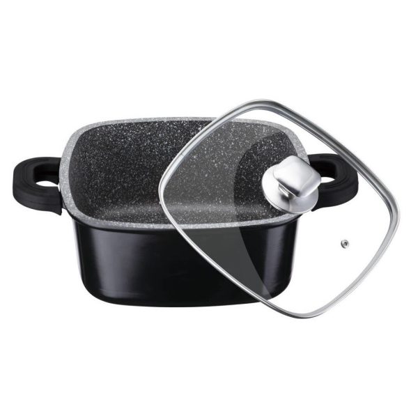 Zillinger ZL-803 gránit bevonatos indukciós lábas fedővel 24 cm-es - Image 2
