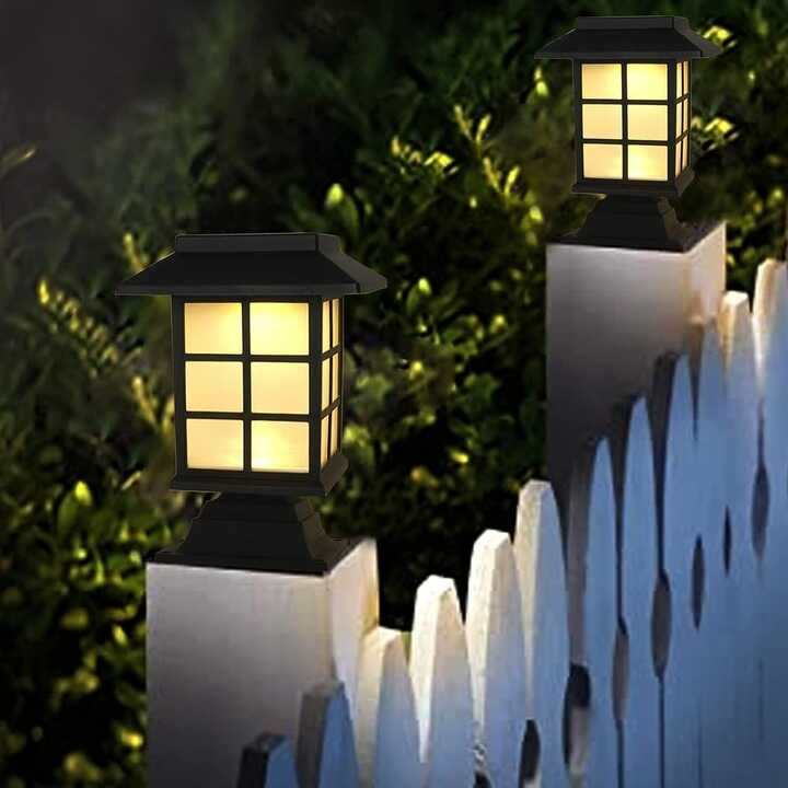 Napelemes leszúrható rozsdamentes kerti lámpa - Image 2