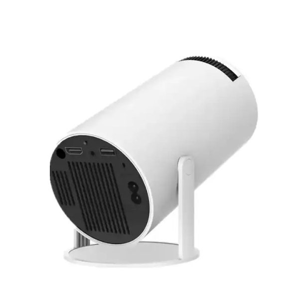 Intelligens 4k videoprojektor játékkonzollal, VSM, Android TV 11.0, távirányító, WiFi 6, Bluetooth 5.0, 130 hüvelykes vetítővászon, automatikus képkorrekció, négymagos, 280 ANSI, beépített hangszóró, HDMI, USB, fehér - Image 4
