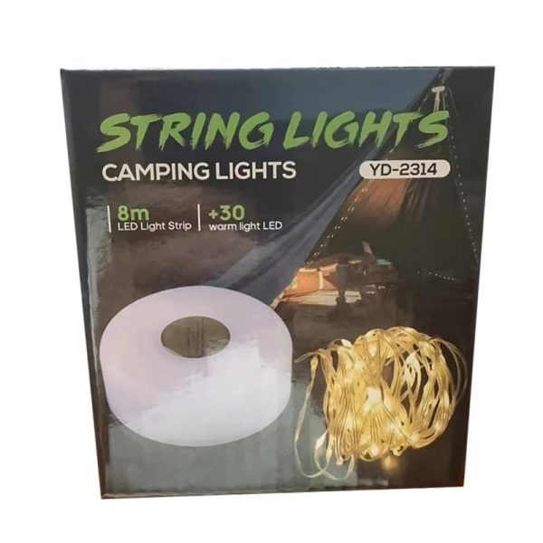 RGB LED Szalag 8m kihúzható mágneses tekercs kempingezéshez - Image 8