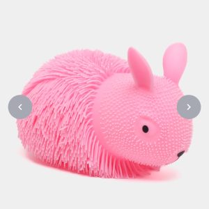 Villogó pihe puha rózsaszín nyuszi