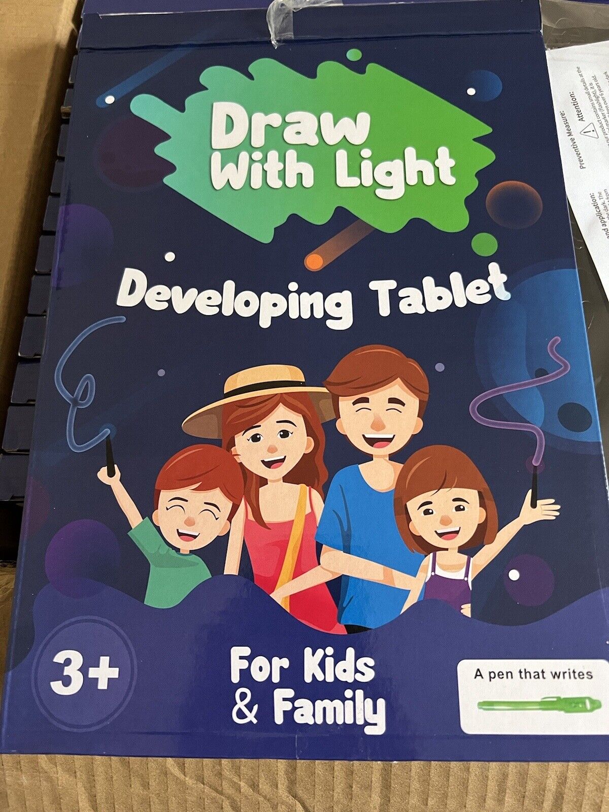 Foszforeszkáló rajztábla – varázslatos, világító rajztábla