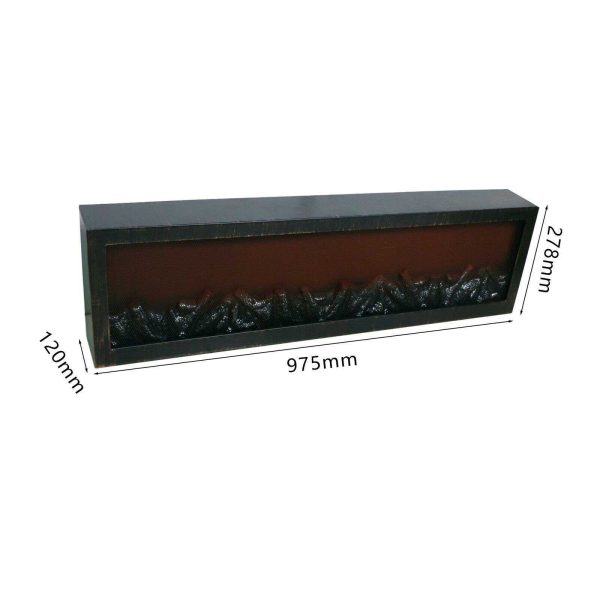SP-35 Elektromos műkandalló láng szimulációval, 97,5x12x27,8 cm - Image 3