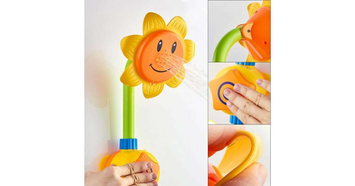 Spriccelő napraforgó,vidám fürdő játék - Image 2