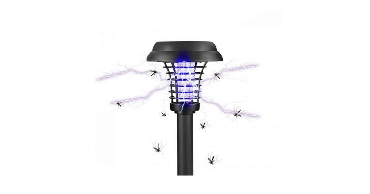 Napelemes leszúrható ,UV/Led fényes szúnyogirtó 13×42 cm - Image 4