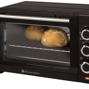 Zurrichberg ZBP-7646 mini sütő,4 féle funkcióval , 1200W, 49 cm × 25 cm × 31,5 cm ,Fekete