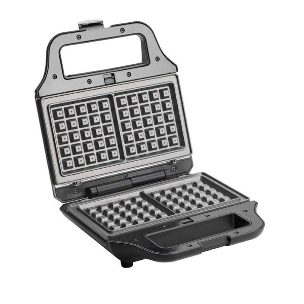 Szendvicssütő 3 az 1-ben, cserélhető belső elemekkel szendvicssütő, gofrisütő, grill - Image 4