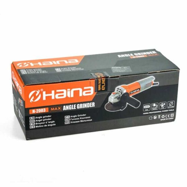 Haina H-2003 Kétkezes vezetékes sarokcsiszoló, 1200W, 11000rpm flex - Image 4