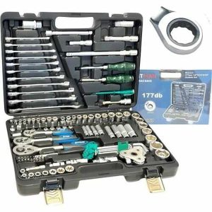 Hitman HA-0067 Multifunkcionális Racsnis Szerszámkészlet Kofferban 177 részes