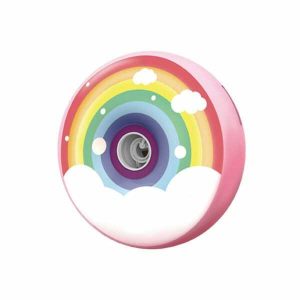 Szivárványos vállra akasztható buborékfújógép és éjszakai fény