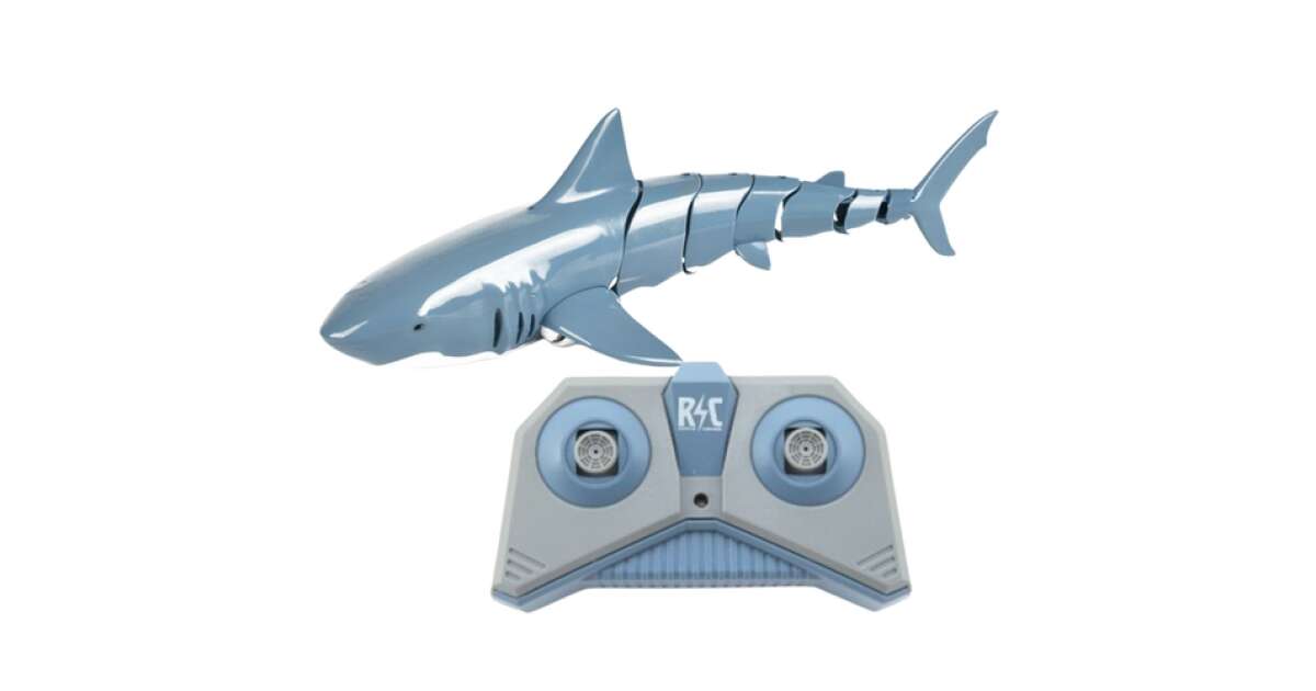 Távirányítós cápa élethű mozgással