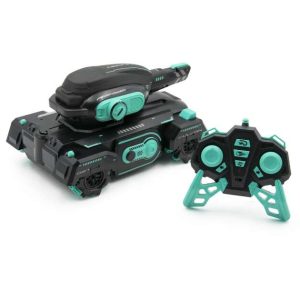 Távirányítós tank ,kilőhető vízibombákkal , fény és hangeffekttel ,fekete