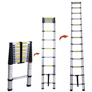 Teleszkópos Alumínium Létra Univerzális 3.8 méteres max 150 kg