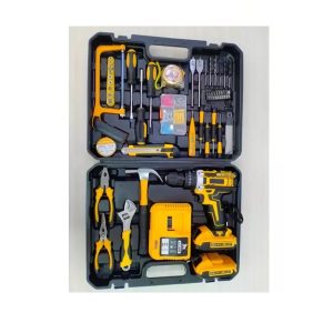 THo M-9045 csavarozó, fúrógép 2 akkus 21 v 40db extra kiegészítőkkel fogó, kalapács fűrész fúrószárral