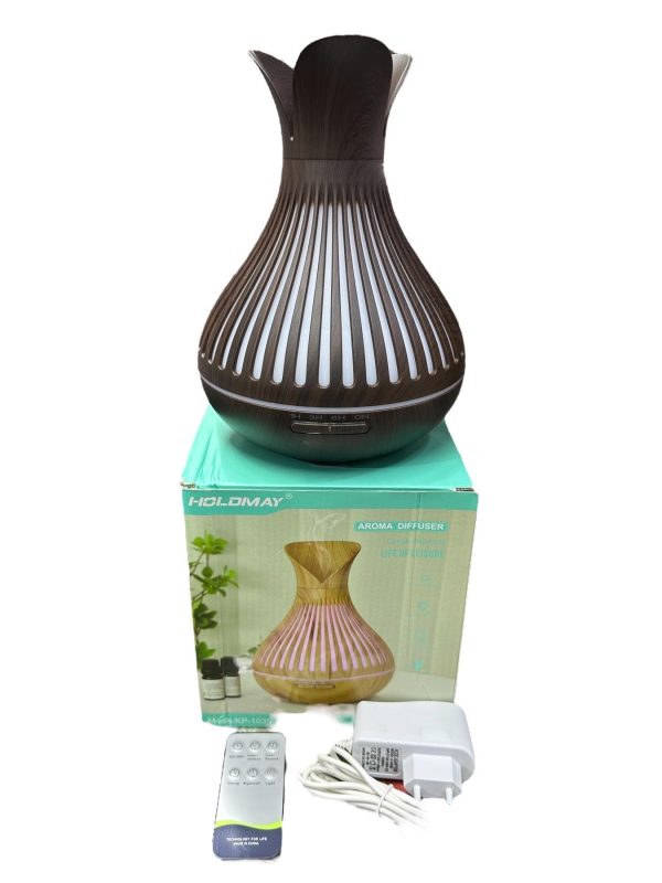 TULIP fahatású LED-es aroma diffúzor, színváltós aroma párologtató -Elegáns design,nyugtató illatok - Image 2