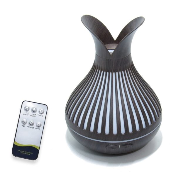 TULIP fahatású LED-es aroma diffúzor, színváltós aroma párologtató -Elegáns design,nyugtató illatok - Image 3