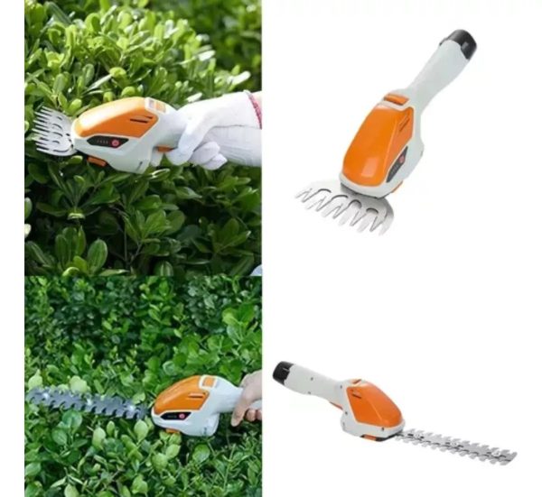 Akkus elektromos sövényvágó/fűnyíró 2 az 1-ben ,állítható magasságú fogantyú SL_0121 - Image 7