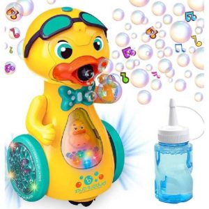 Világító , mozgó, zenélő, játékkacsa, fényes gőzt fúj