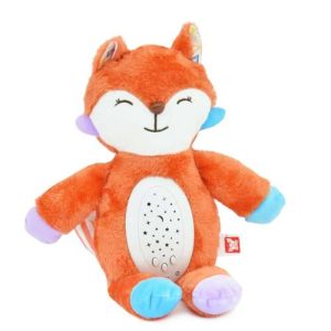 Világító ,zenélő plüss róka , az igazi alvótárs