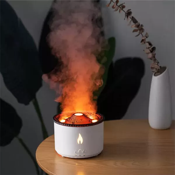 Aroma diffúzor és párásító, Volcano, fény- és kitörési hatással, Neo™ Aroma®, Flame Night Light - Image 2