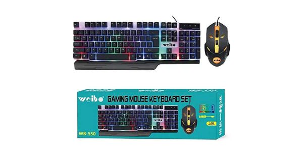 Vezetékes Gamer billentyűzet és egér
