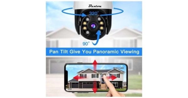 Wifis smart kamerea App Icsee 2 inch PTZ kamera 2 MP full HD kültéri - Image 4