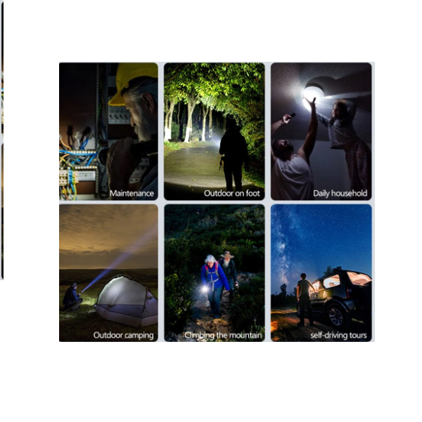 X-Balog BL-X72-P90 Zseblámpa, 1500 lumen, IPX4 vízállóság - Image 4