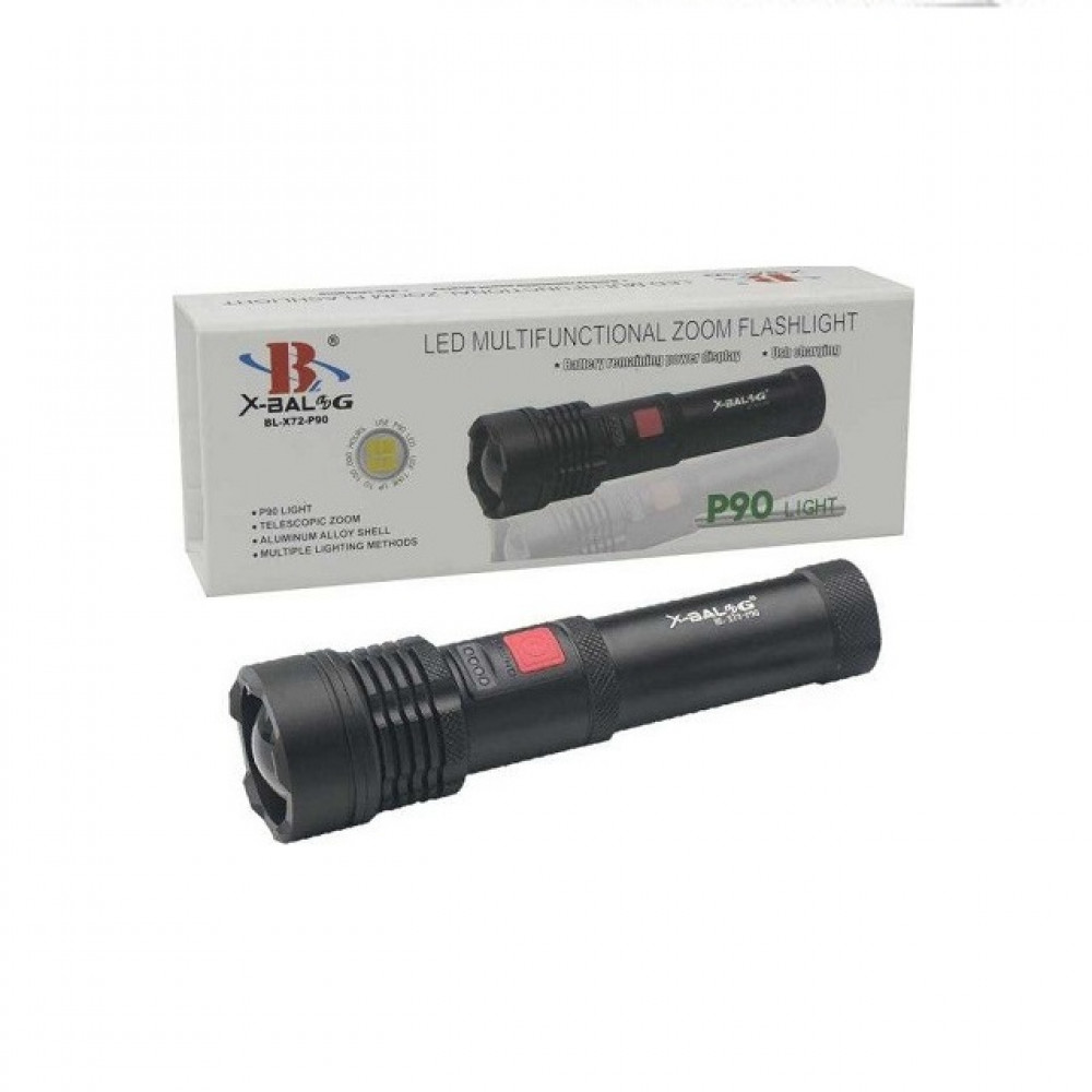 X-Balog BL-X72-P90 Zseblámpa, 1500 lumen, IPX4 vízállóság - Image 2