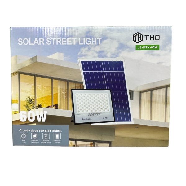 THO LS-MTX-60W Napelemes Tükröződésmentes Lámpa IP67 - Image 2
