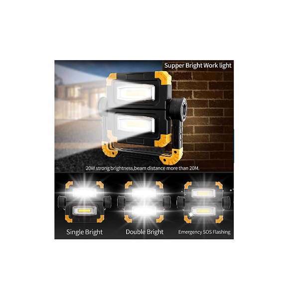 LED reflektor 2 x 10W COB munkalámpa ZB-7758 - Image 3