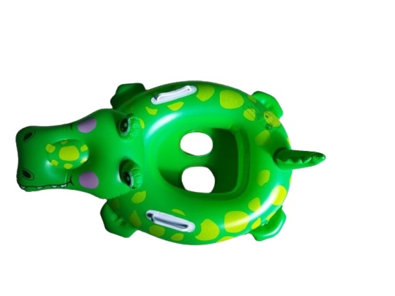 Felfújható krokodil beülős úszógumi babáknak 71×56cm - Image 3