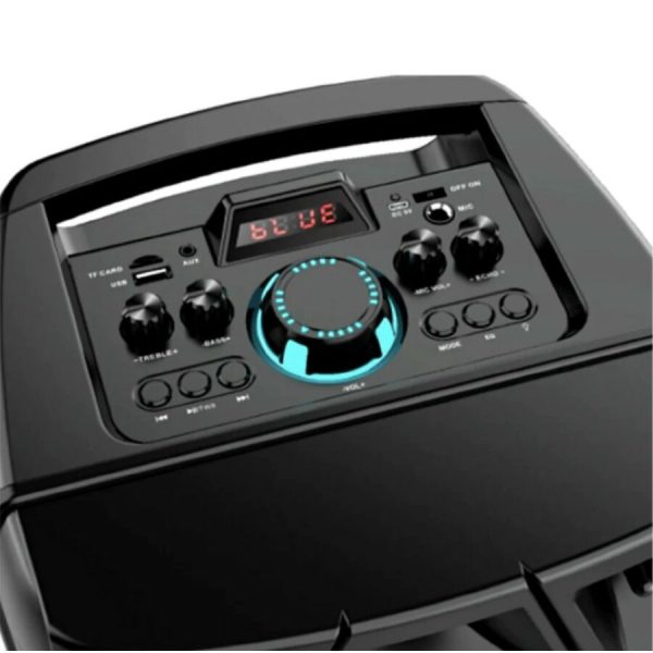 ZQS8215 vezeték nélküli, bluetoothos hangszóró ledes világítással, mikrofonnal - Image 3