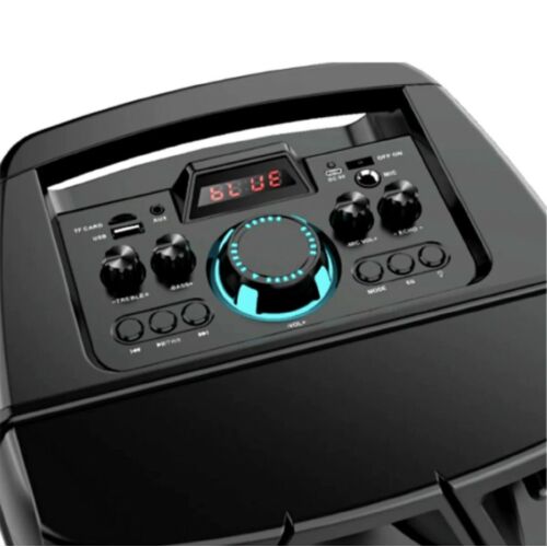 ZQS 8210 – bluetooth hangszóró karaoke mikrofonnal, távirányítóval - Image 3