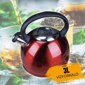 Zurichberg 3 literes rozsdamentes sípolós indukciós teafőző