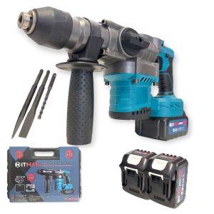 Hitman HT-CDM-6910R Akkus Véső-Fúrókalapács – 62V, 2in1, Kofferrel