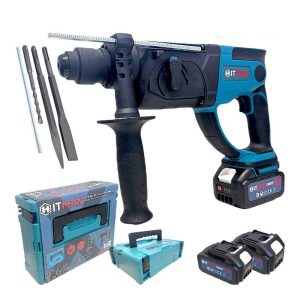 Hitman HT-CDM-6850Pro 3in1 Akkus Fúrókalapács – 62V, SDS Plus Tokmány