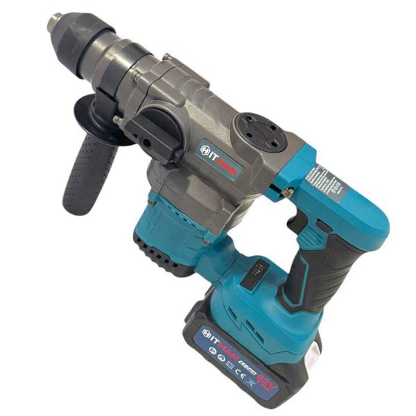Hitman HT-CDM-6910R Akkus Véső-Fúrókalapács – 62V, 2in1, Kofferrel - Image 6