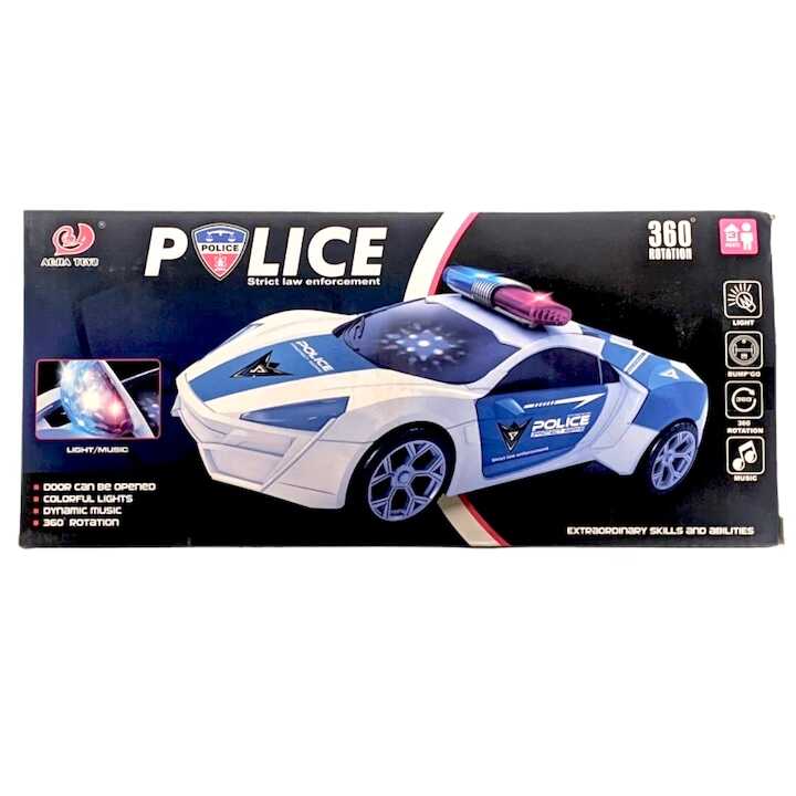 Játék rendőrautó, hanggal és fényekkel , 25 cm - Image 2