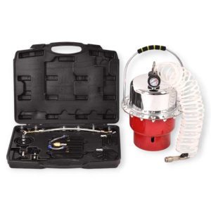 Haina HA-3018 MG50121 Pneumatikus Fékfolyadék Légtelenítő és Csere Készlet, Nyomásmérővel