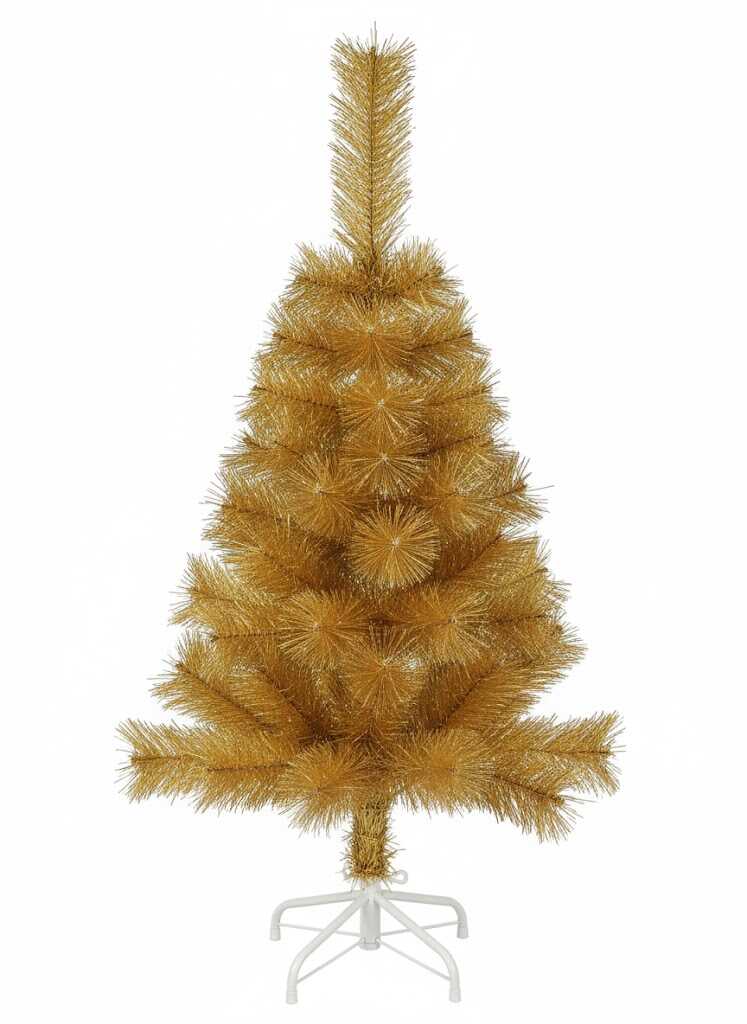 Arany Napfény Műfenyő, Karácsonyfa , Hosszú Tűlevelű 120 cm