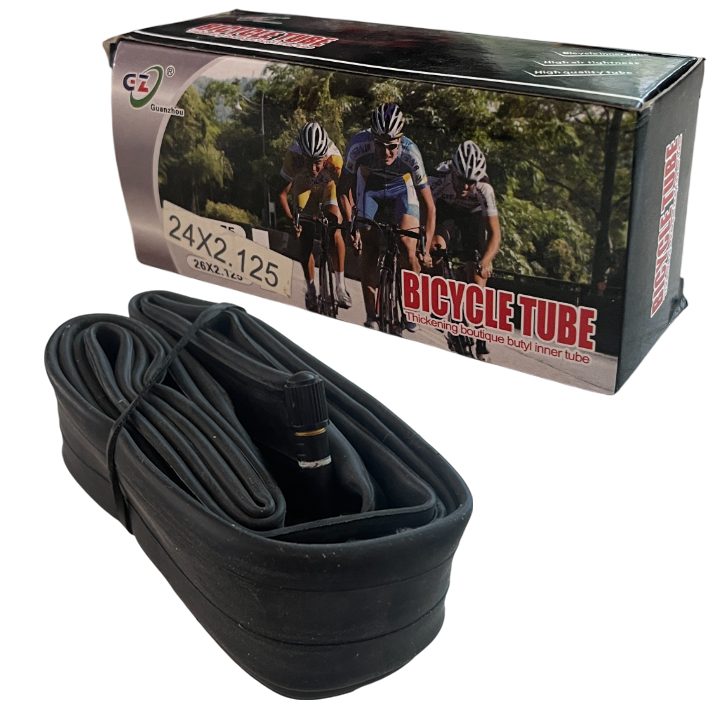 Gumibelső Kerékpárhoz, 24x2.125, Autószelep, Butil