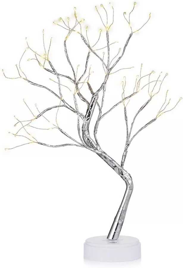 Asztali LED Bonsai (50 cm), Melegfehér, Elemes és Hálózati, Érintőkapcsolós - Image 2