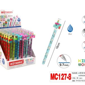 Radírozható zseléstoll , többféle mintázattal