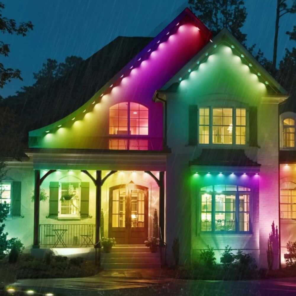 Wifis Okos LED Fényfüzér tappancsos led, 7.5 méteres, 15 LED, távirányítós, hangvezérelt aplikációval.