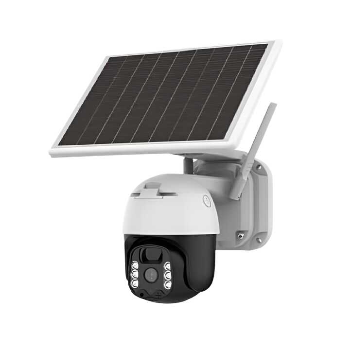 Vezeték nélküli 4K napelemes WIFI biztonsági kamera, színes éjjellátó, emberi mozgásérzékelés