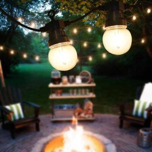 Aigostar Dekoratív led körte Fényfüzér, 20 LED, Meleg fehér 8 funkciós , időzítővel 220v 3+ 10 m