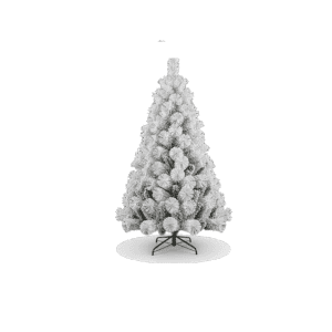 Prémium Karácsonyi havas Normand műfenyő hosszútűlevelű talpal 60 cm