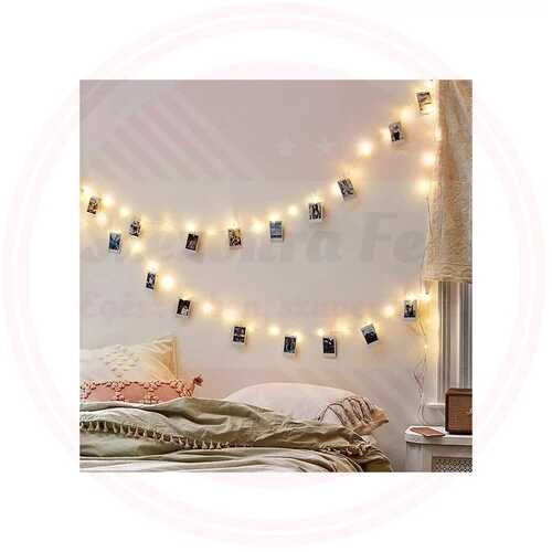 Aigostar elemes Drót Dekorációs Fényfűzér karácsonyfa égősor 5 méter 50 led Melegfehér beltéri - Image 10