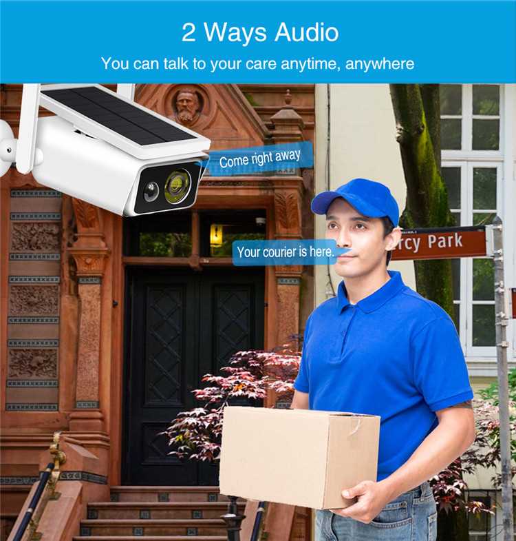 MTLUKR Q1 Napelemes WiFi Smart Kamera, Full HD 1080P, mozgásérzékeléssel - Image 10