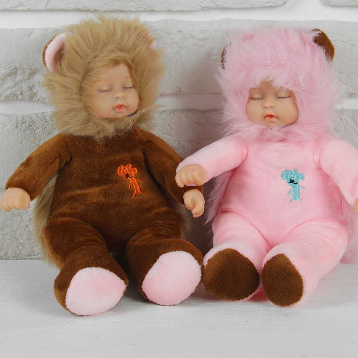 Alvó pihe puha plüss baba -választható szinekben - Image 3